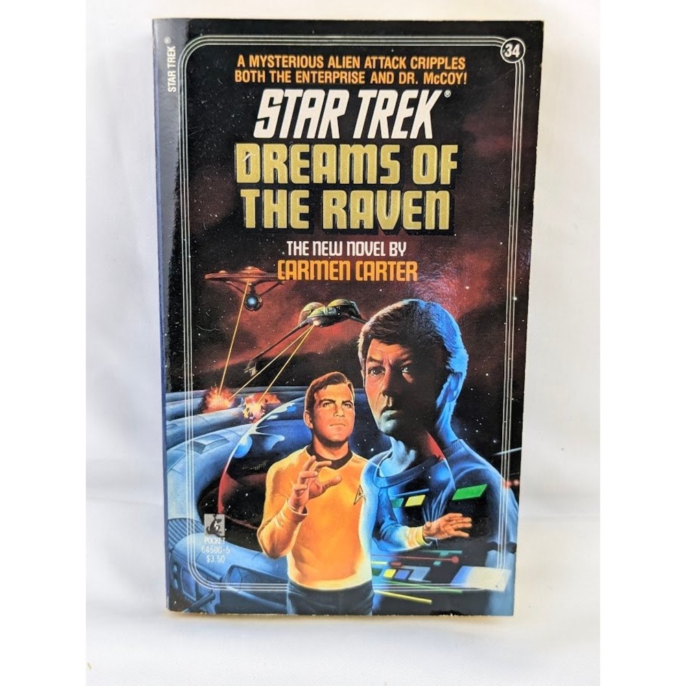 Pocket Books Star Trek Book Dreams Of The Raven Sci-Fi Novel 34